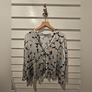 VINCE. Floral Blouse